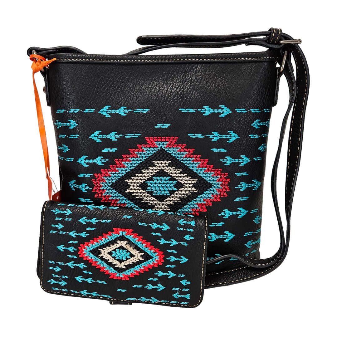 Montana-West-American-Bling-Crossbody-Bag-with-Wallet-Black-AB-2806WBK-1