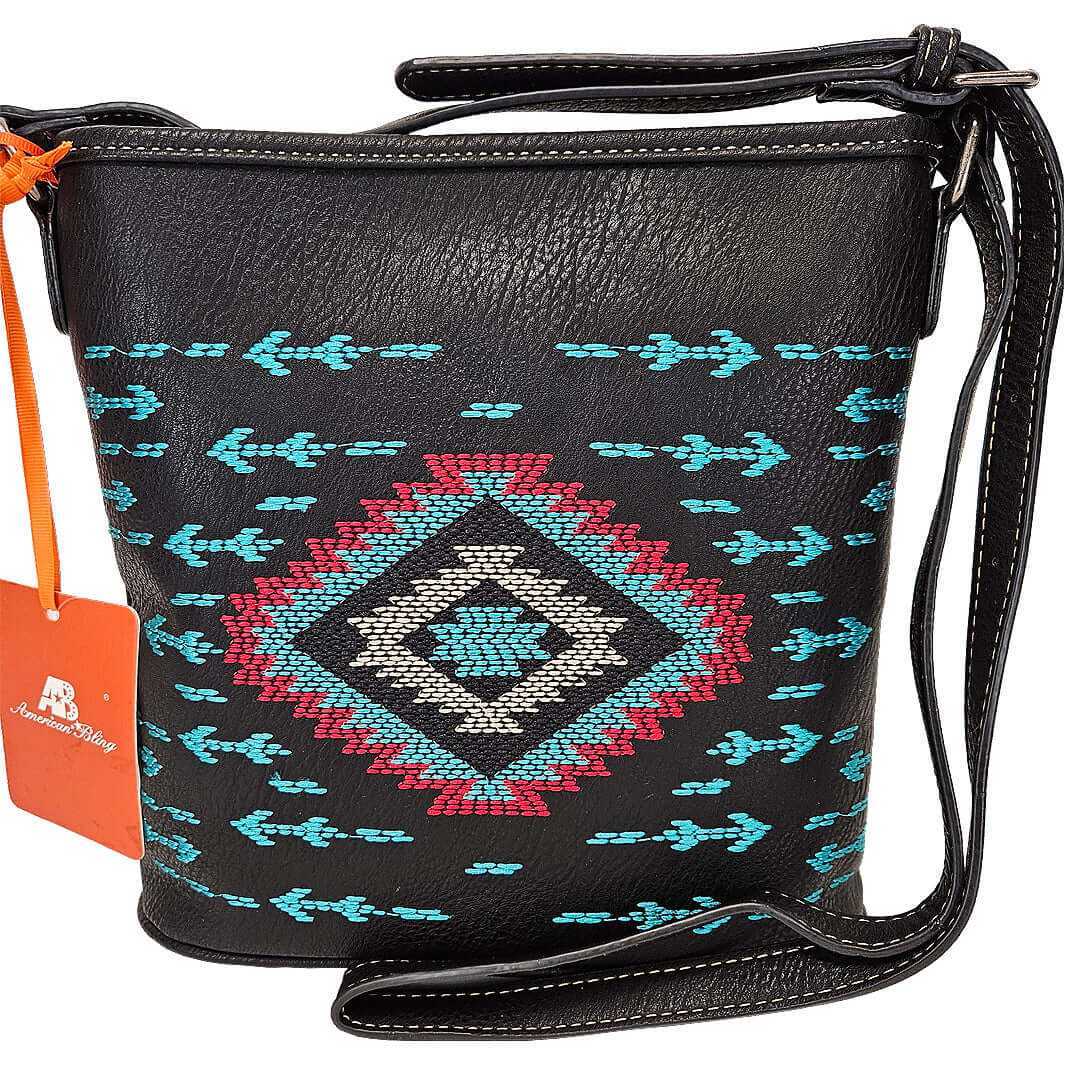 Montana-West-American-Bling-Crossbody-Bag-with-Wallet-Black-AB-2806WBK-2