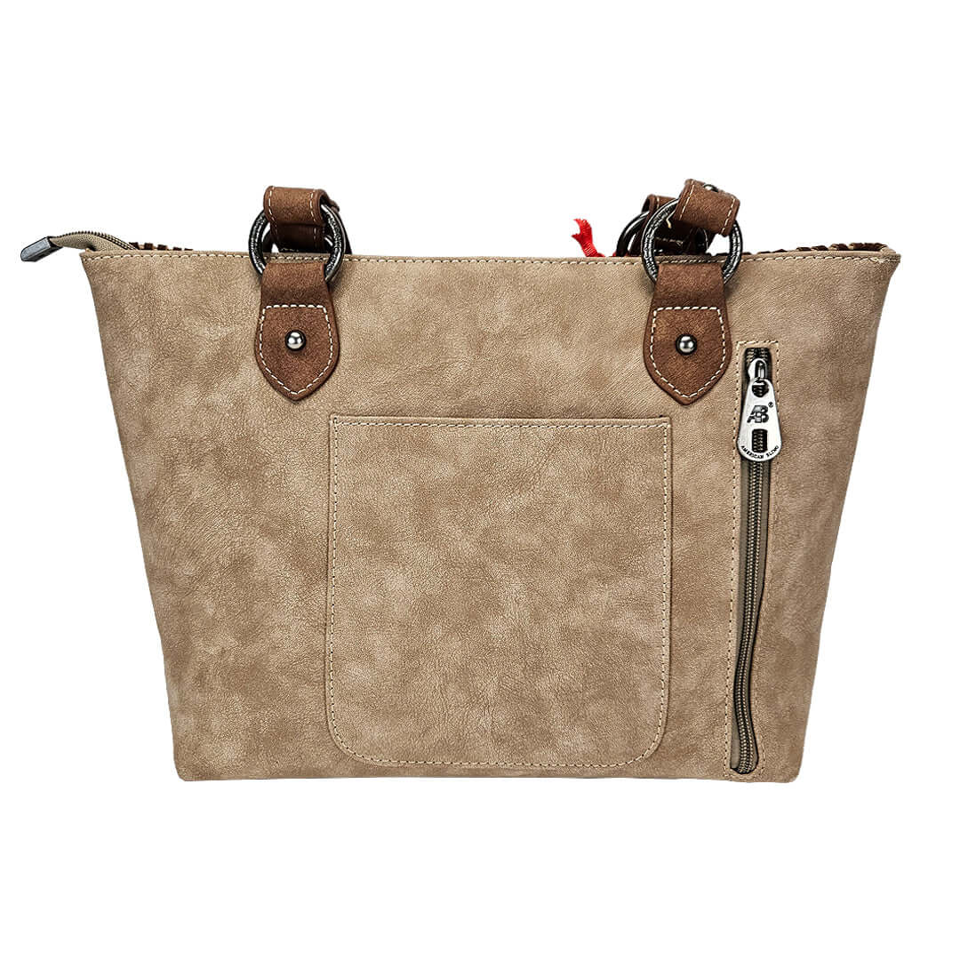 American Bling Concealed Carry Purse Matching Wallet Tan