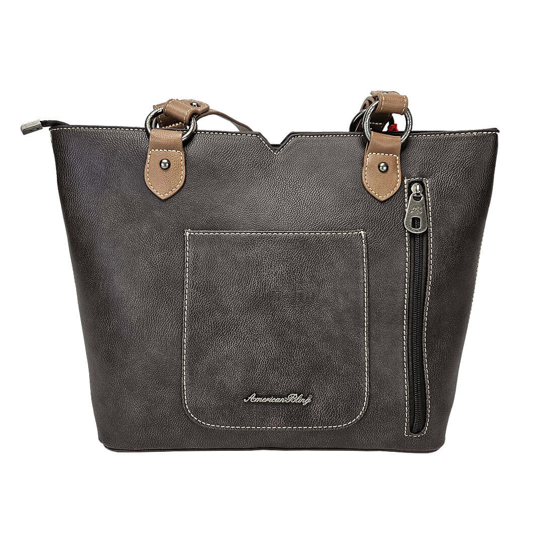 Montana West American Bling Concealed Carry Purse Matching Wallet Coffee