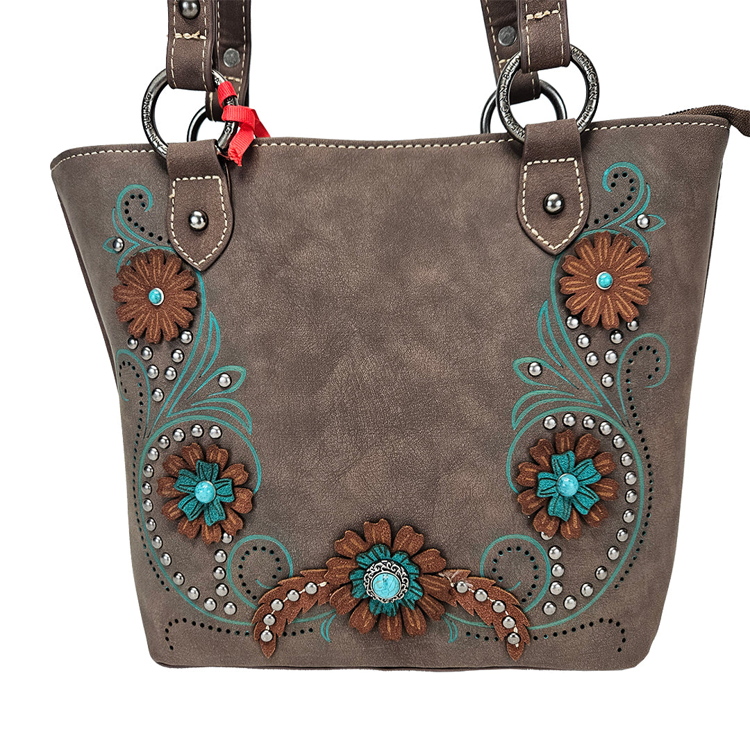 Montana-West-American-Bling-Concealed-Carry-Floral-Purse-Matching-Wallet-Coffee-AB-G7809WCF-1
