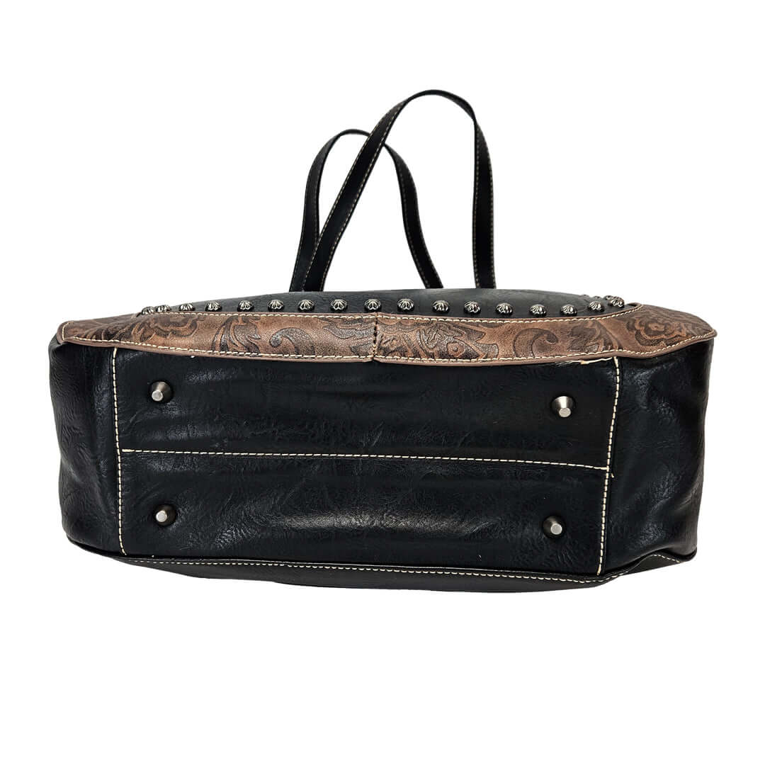 Montana-West-American-Bling-Concealed-Carry-Saddle-Purse-Matching-Wallet-Black-AB-G7601WBK-5
