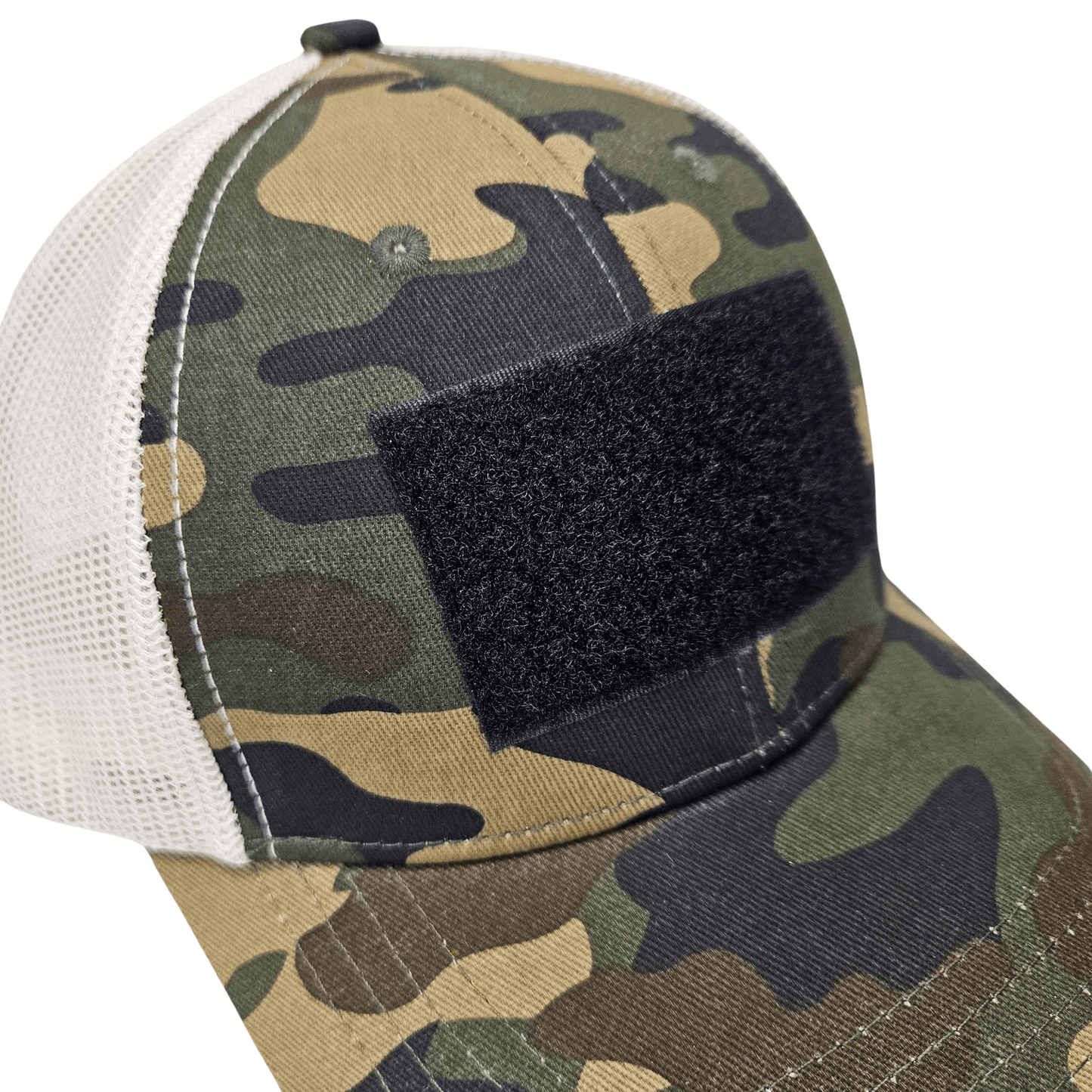 GAC STOP Embroidered US Flag Velcro American Army Camo Cap GS-C002CAMO-2