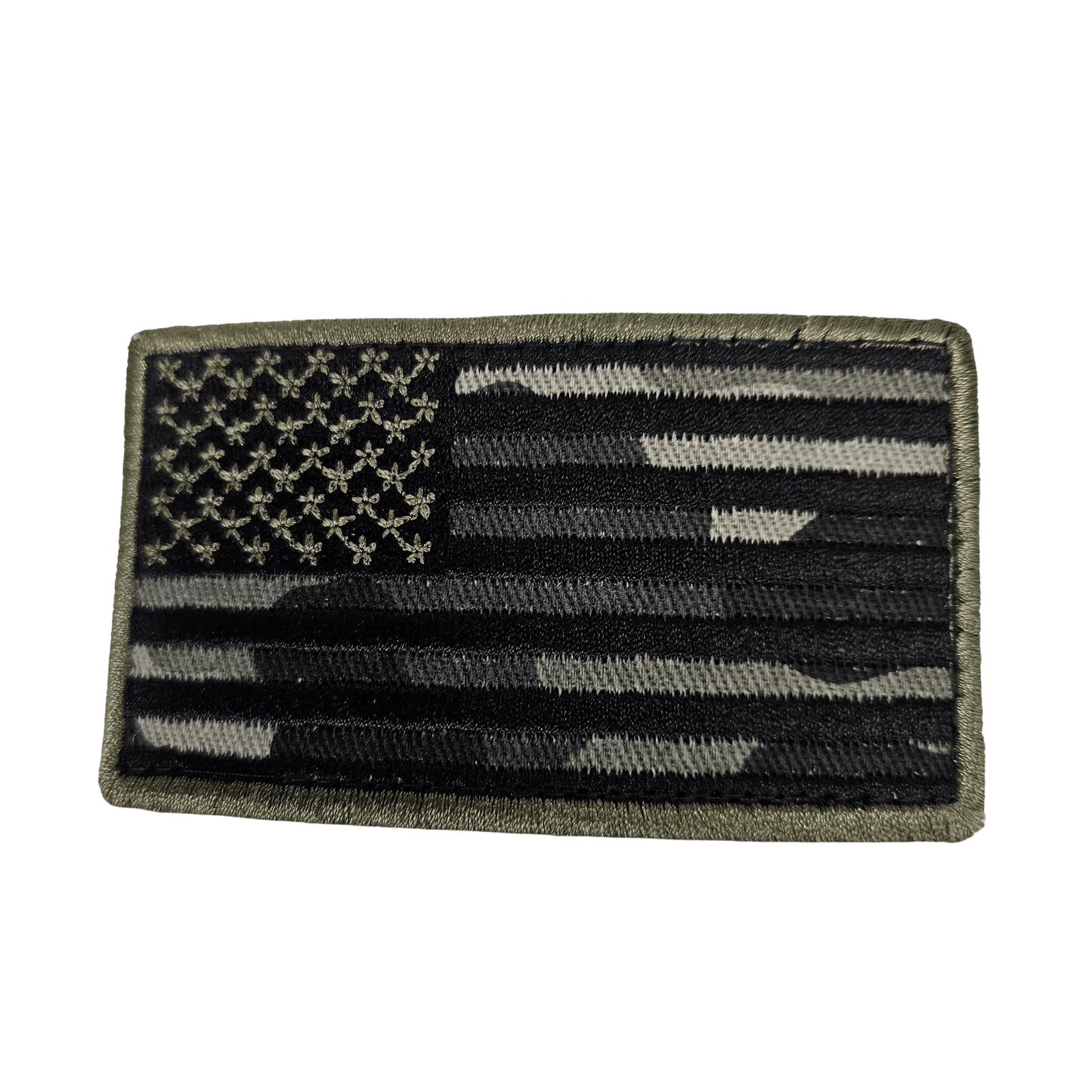 GAC STOP Embroidered US Flag Velcro American Army Camo Cap GS-C002CAMO-6