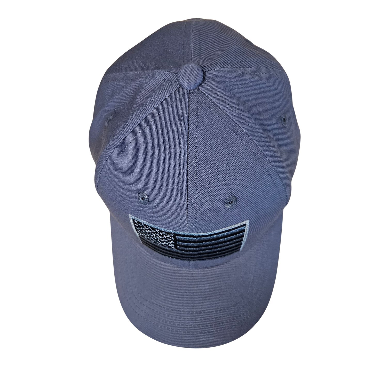 GAC STOP Embroidered American Flag Baseball Cap Gray GS-C005GY-7