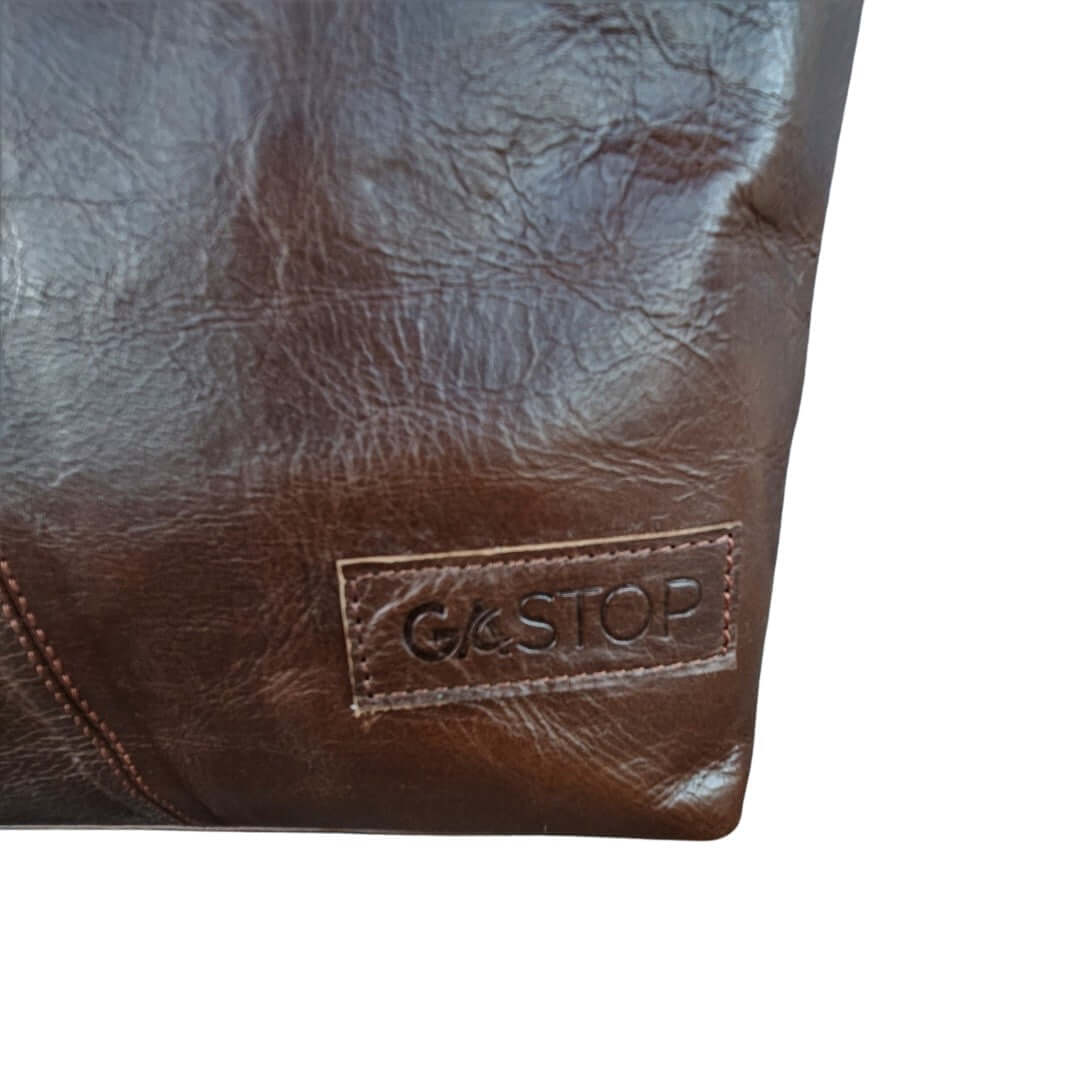 GAC STOP Full Grain Leather Purse Floral Tooling Western Cowgirl Handbag Brown GS-S002-BR-5
