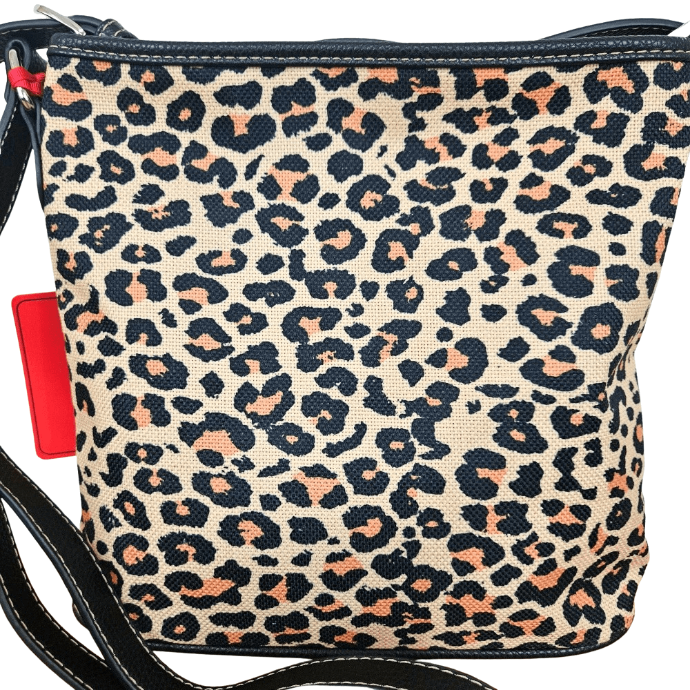 Montana West Leopard Print Canvas Crossbody Bag Western Cowgirl Animal Lover Bag MW1227-8360LP-2