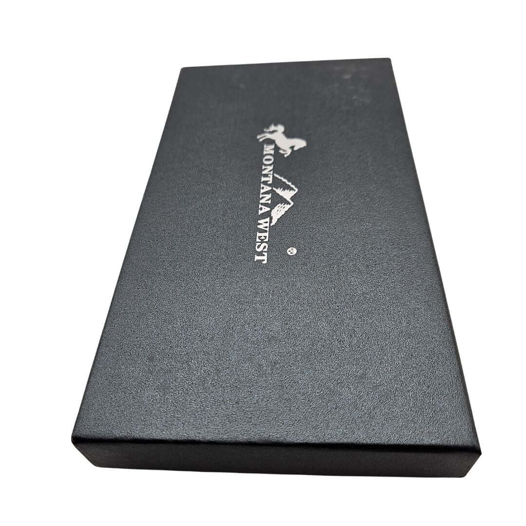 Montana West Cross Pistol Western Cowboy Long Wallet