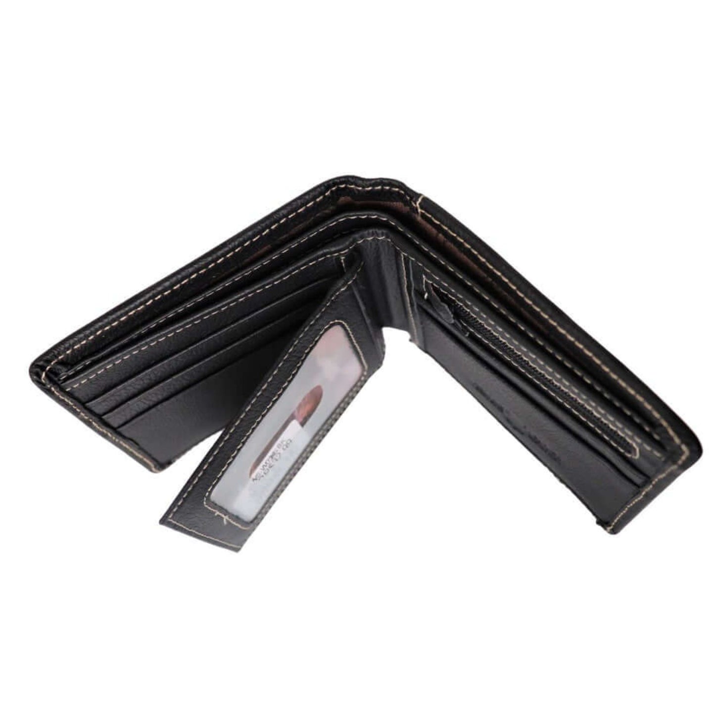 Montana West Men's Country Western Spiritual Cross Bi-fold Wallet Black MWS-W025BK-2