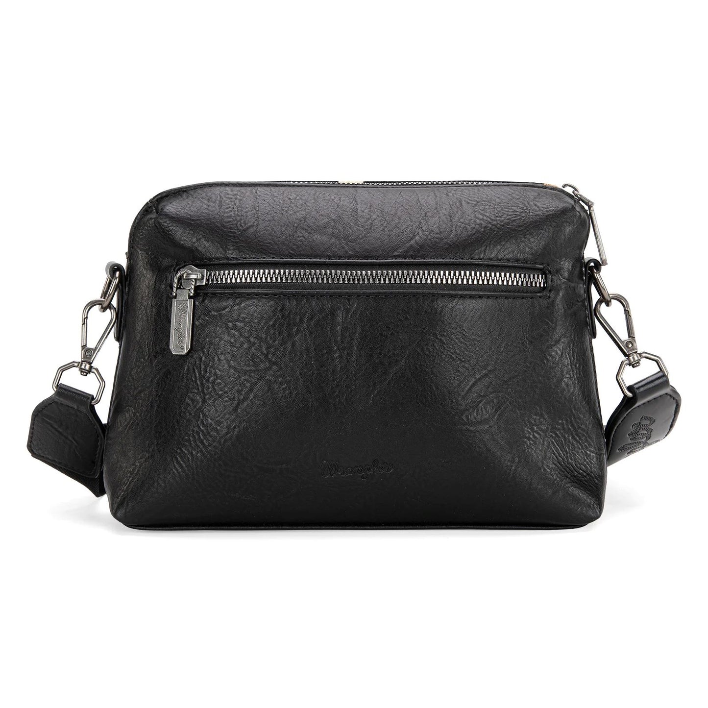 Wrangler Southwestern Knitted Crossbody Bag Black WG174-1832BK-1