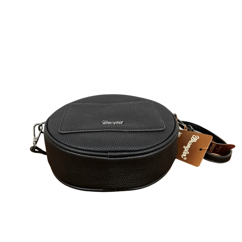 Wrangler Hair on Collection Circle Wristlet Bag Western Crossbody Bag Pick Color-WG34.118CF-5