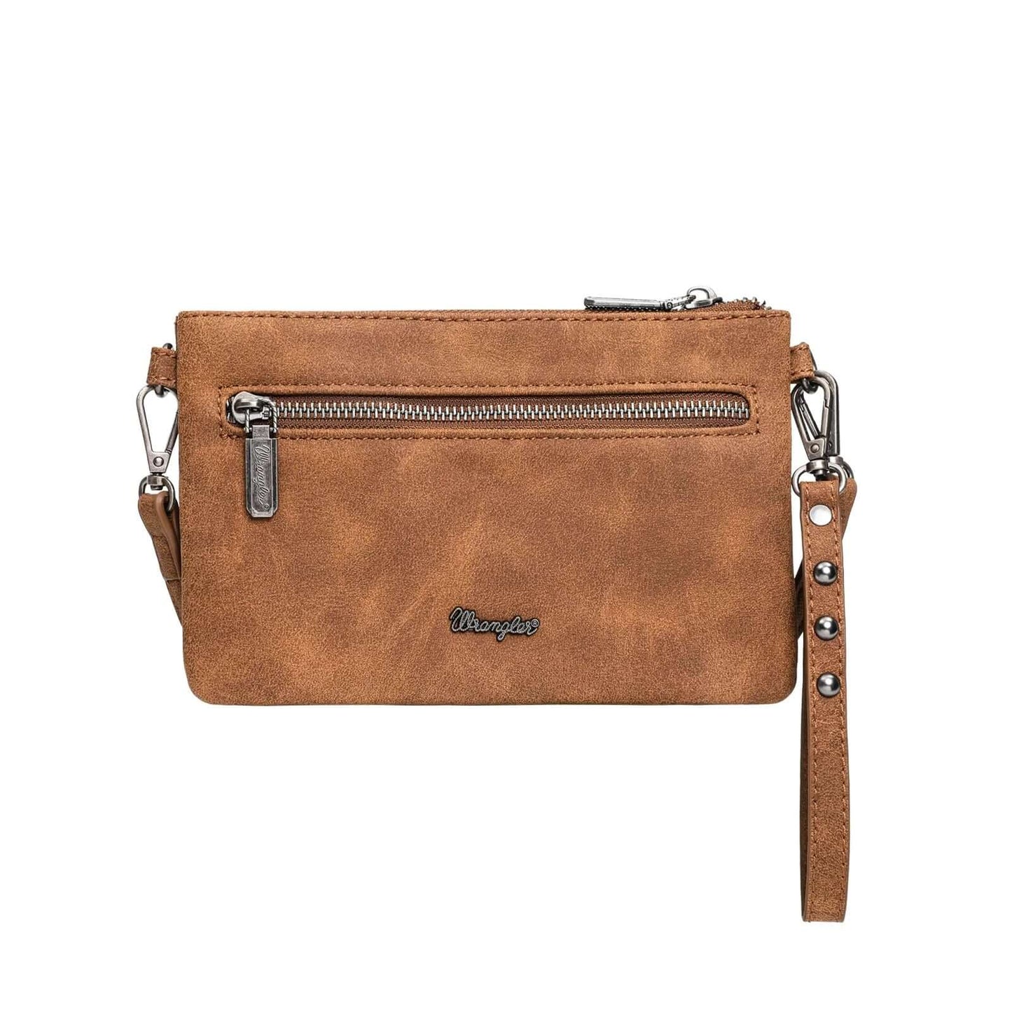 Wrangler Hair on Wristlet Western Crossbody Bag