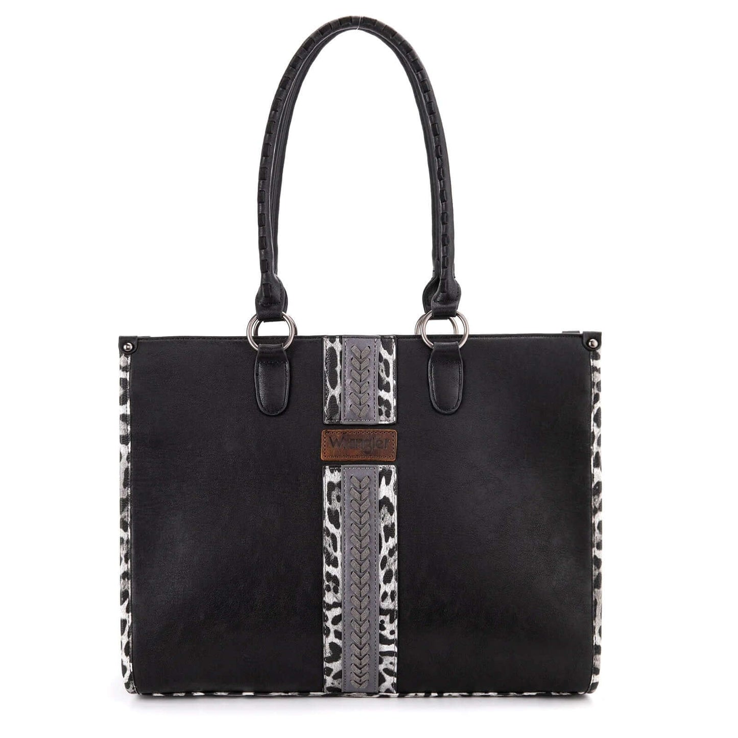 Wrangler-Leopard-Print-Concealed-Carry-Purse-Western-Tote-Black-WG83G-8317-BK-1