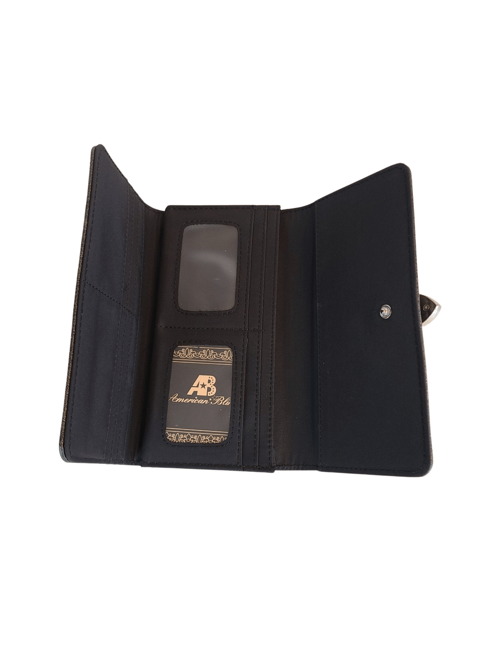 American Bling Aztec Bling Bling Purse Matching Wallet Set Western Country Bag Black-AB-6214W_BK-1