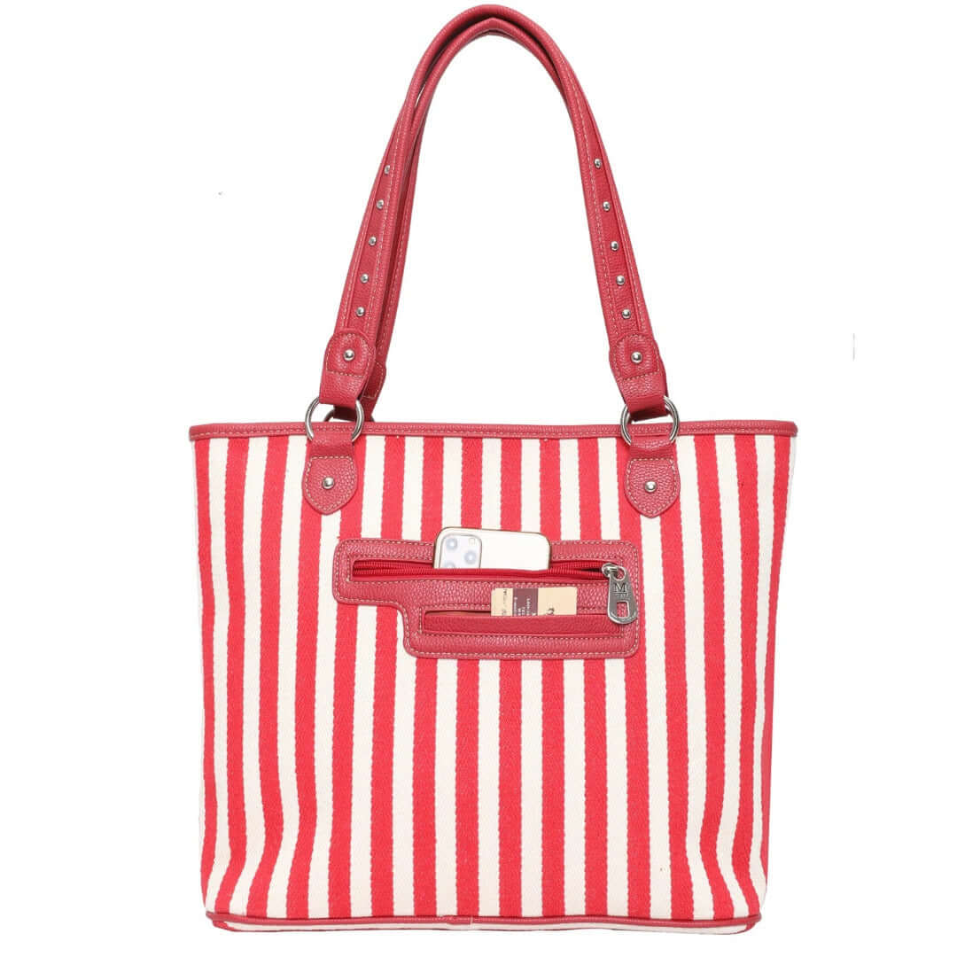 Montana West Concealed Carry Purse American Pride US Flag Canvas Tote Bag-MW1118-8112-1