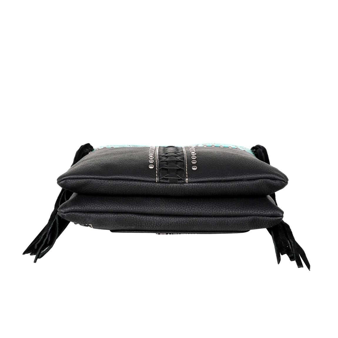 Montana West Fringe Tooling Design Concealed Carry Purse MW1155G-9360-BK-4