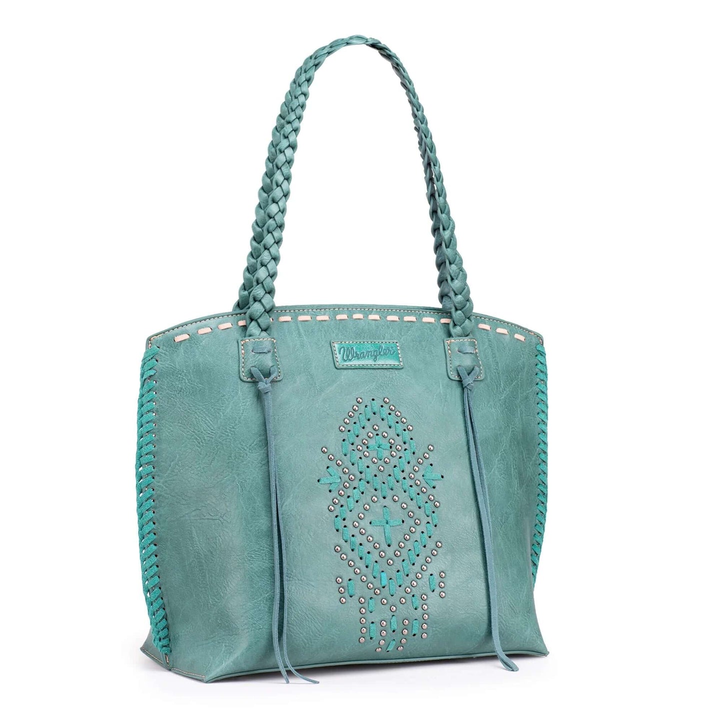 Wrangler Tribal Purse Whipstitch Braided Strap Tote Bag Pick Color