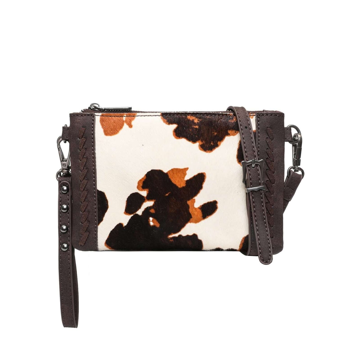 Wrangler Hair on Wristlet Western Crossbody Bag