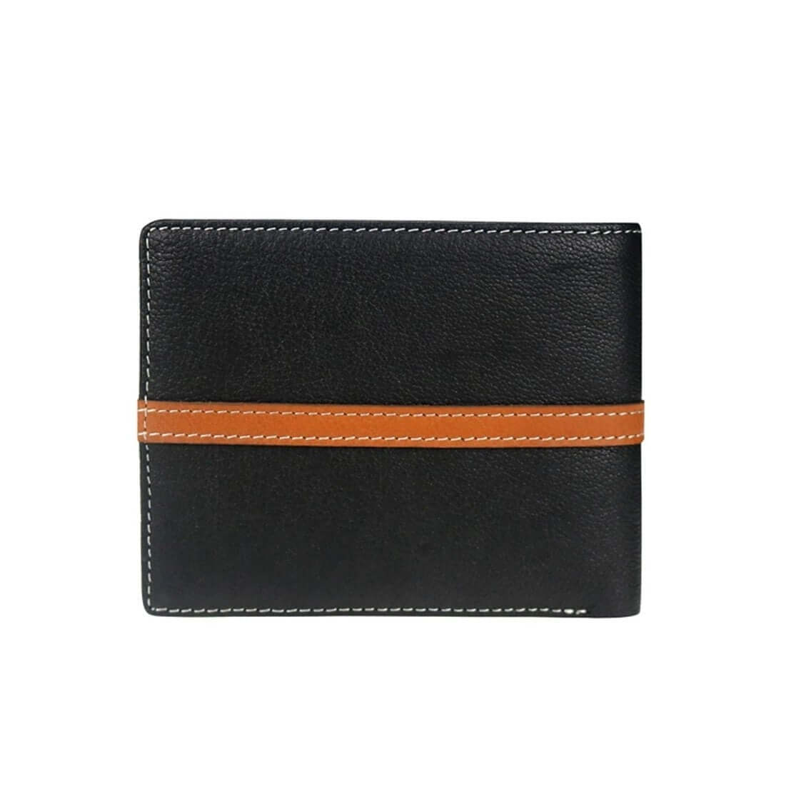 Montana West Genuine Leather Men's Western Wallet-MWS-027 BK-3