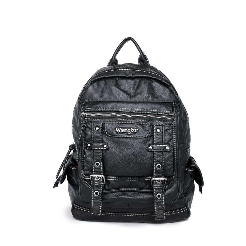 WG23-9110 BK- Wrangler backpack- Black