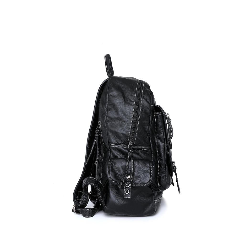 WG23-9110 BK-2 Wrangler backpack side- Black