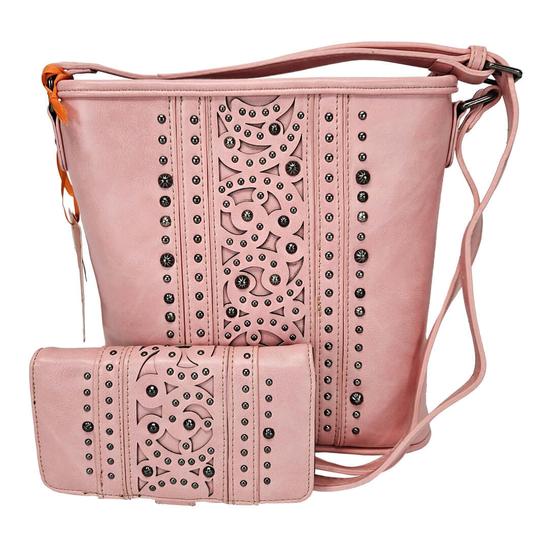 Montana-West-American-Bling-Crossbody-Bag-with-Wallet-Pink-AB-2802WPK