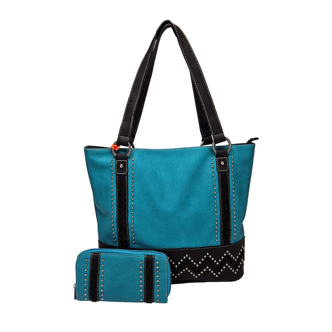 Montana-West-American-Bling-Concealed-Carry-Purse-Matching-Wallet-Turquoise-AB-G7804WTQ