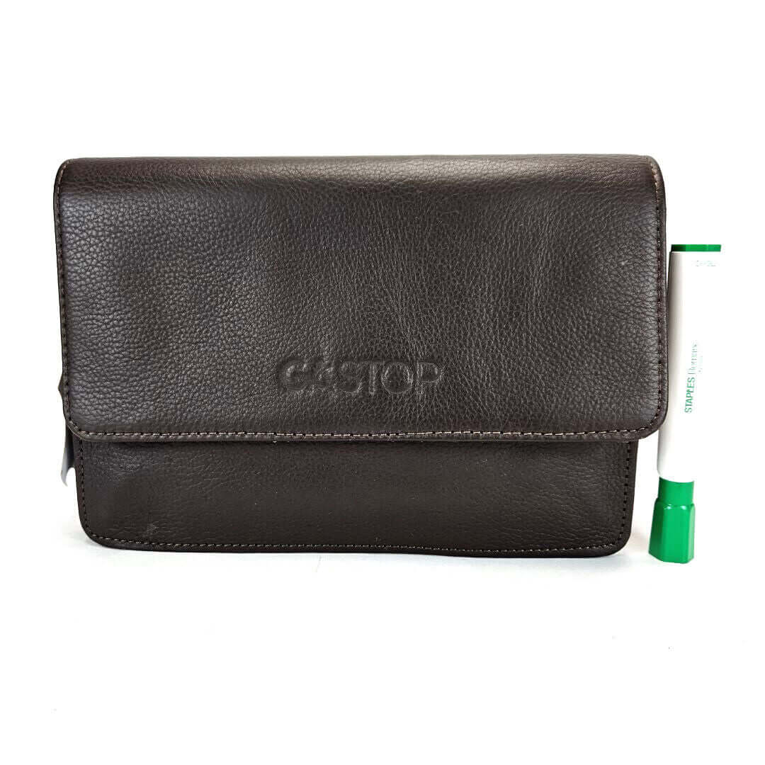GAC STOP Full Grain Premium Leather Crossbody Bag 100% Leather Purse GS-C002-CF-7