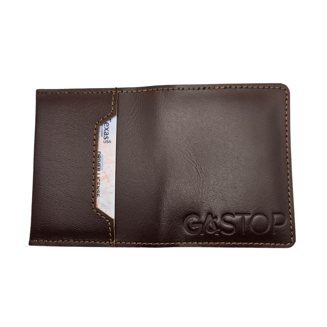 Retro Slim Card Wallet Minimalist Premium Full Grain Leather Men's Wallet Coffee GS-W001 CF-6