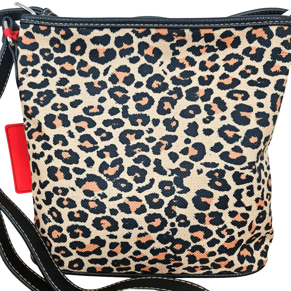 Montana West Leopard Print Canvas Crossbody Bag Western Cowgirl Animal Lover Bag MW1227-8360LP-2 