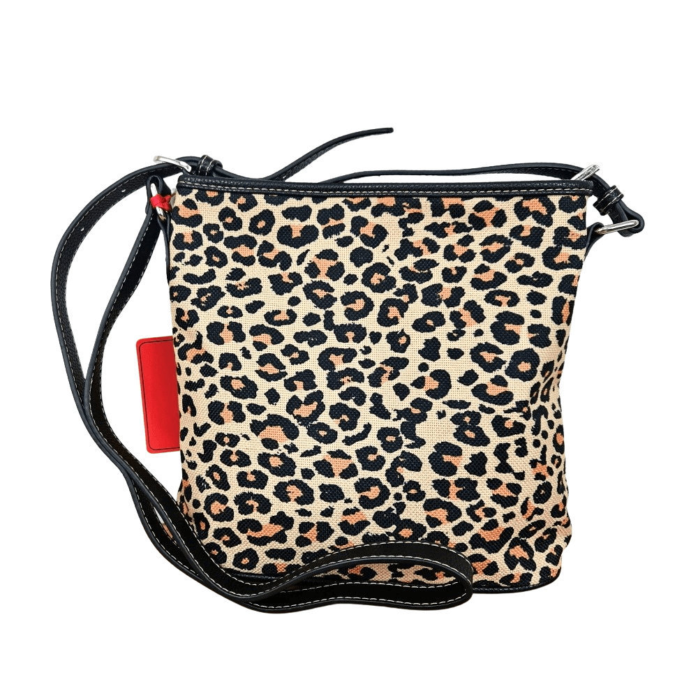 Montana West Leopard Print Canvas Crossbody Bag Western Cowgirl Animal Lover Bag MW1227-8360LP