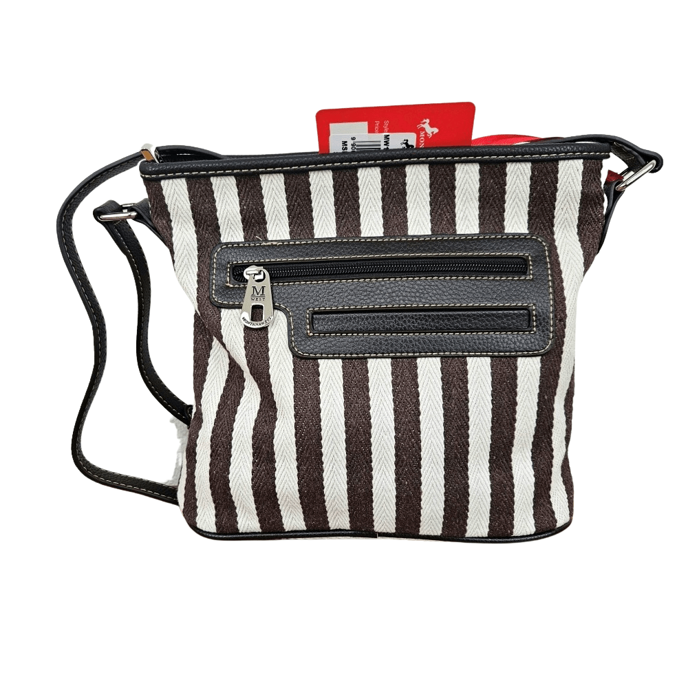 Montana West Aztec Print Canvas Crossbody Bag Western Cowgirl Vegan Purse MW1233-8360RD-5