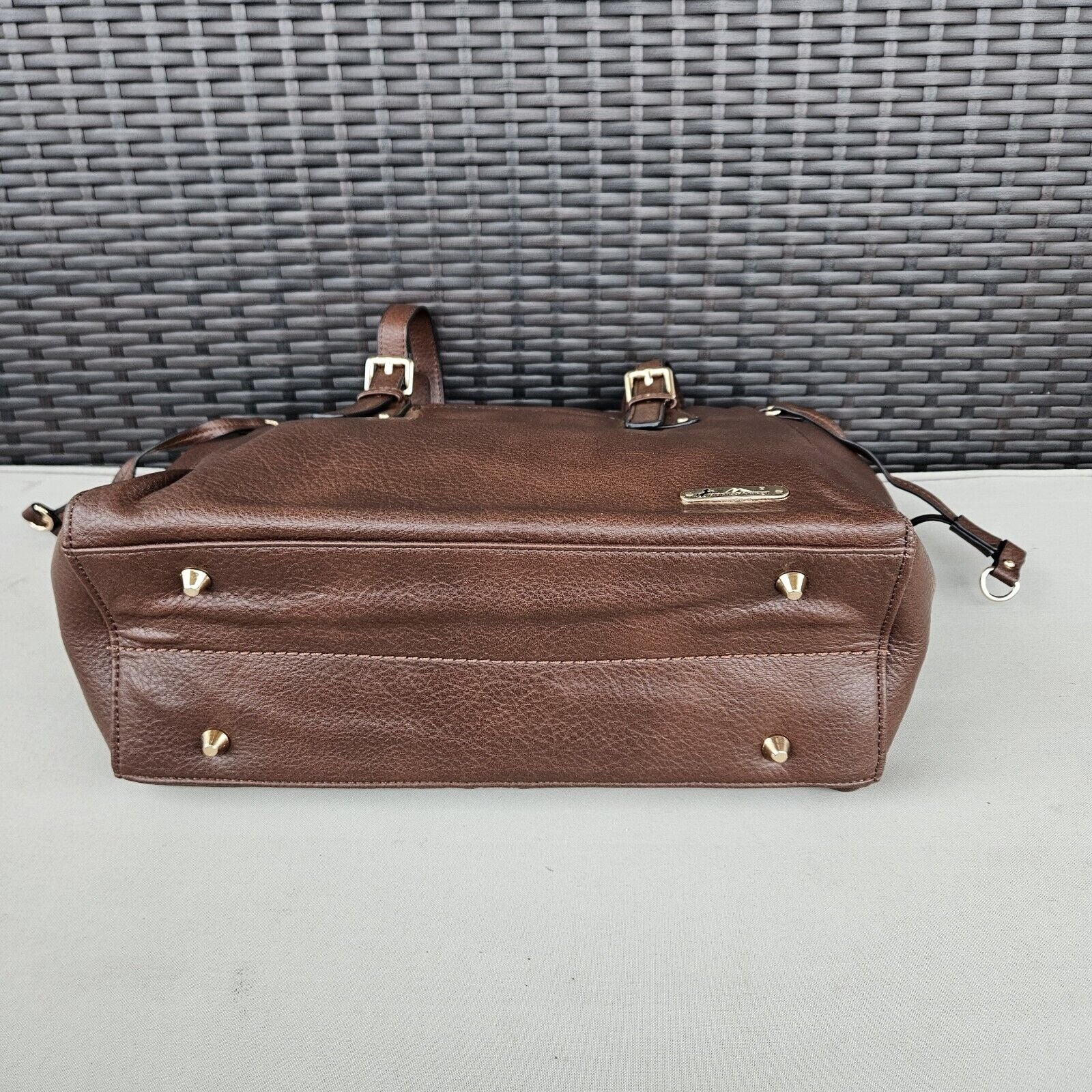 Montana West Studded Lacing Tote Bag Western Style Handbag Coffee MWC-1002CF5