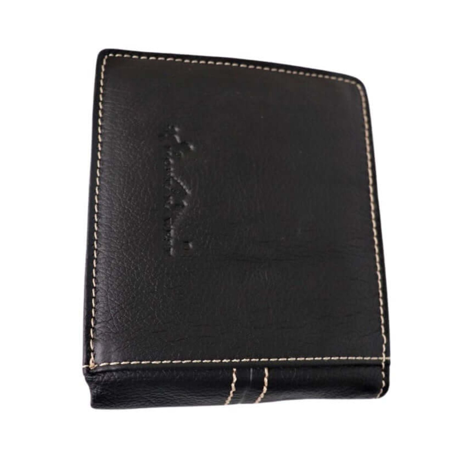 Montana West Men's Country Western Spiritual Cross Bi-fold Wallet Black MWS-W025BK-1