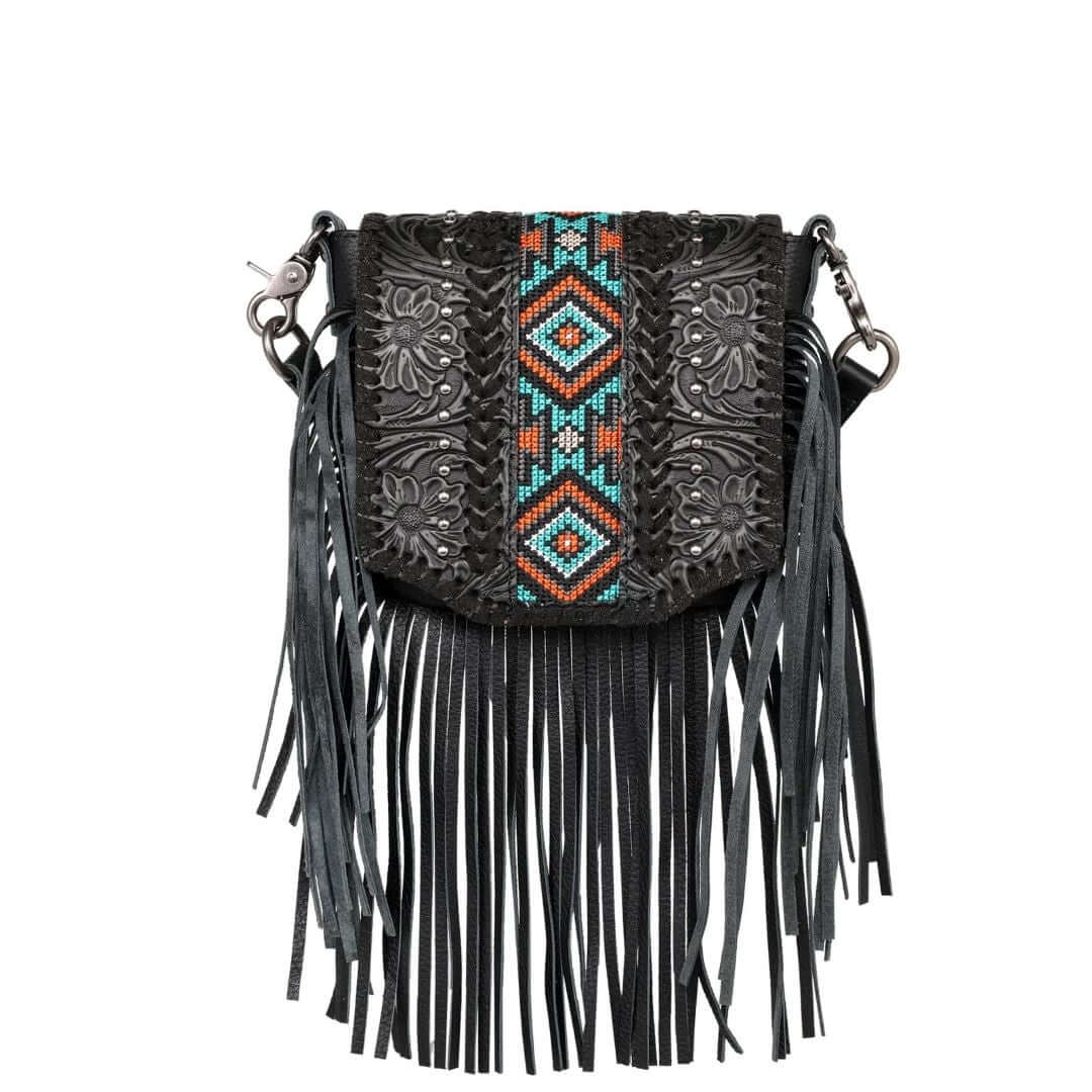 Montana-West-Genuine-Leather-Purse-Aztec-Floral-Tooling-Fringe-Crossbody-Bag-RLC-L166-1600-BK