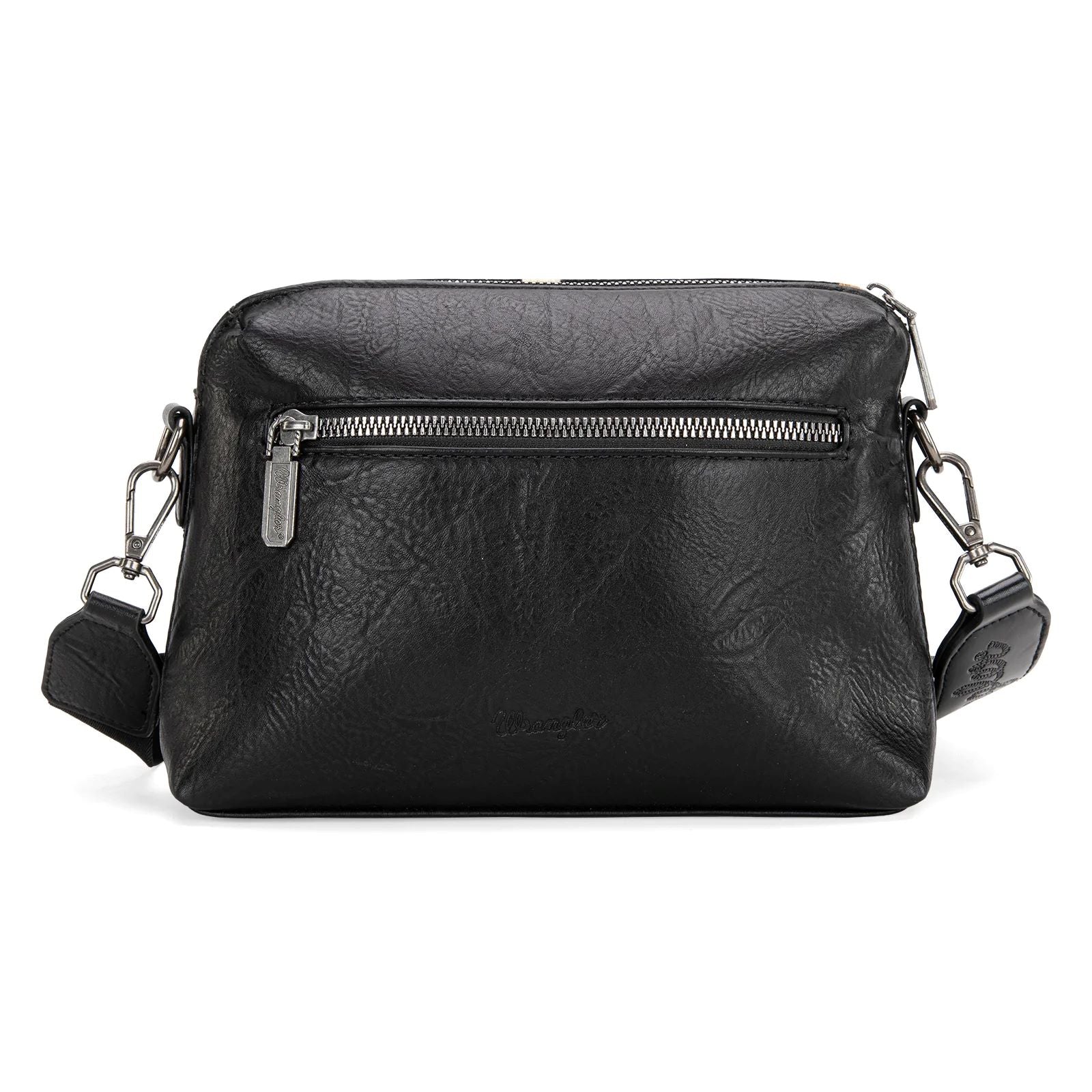 Wrangler Southwestern Knitted Crossbody Bag Black WG174-1832BK-1