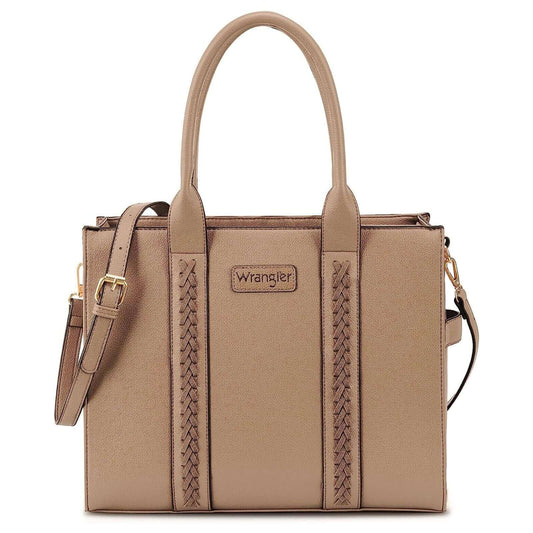 Wrangler Carry All Tote Crossbody Khaki