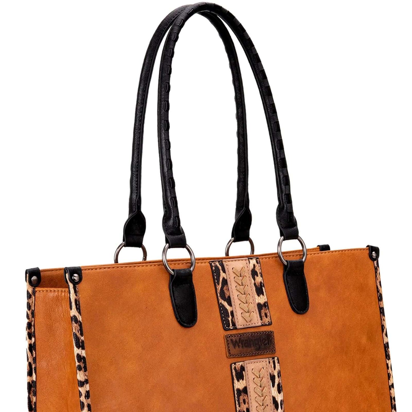 Wrangler-Leopard-Print-Concealed-Carry-Purse-Western-Tote-Brown-WG83G-8317-BR-5