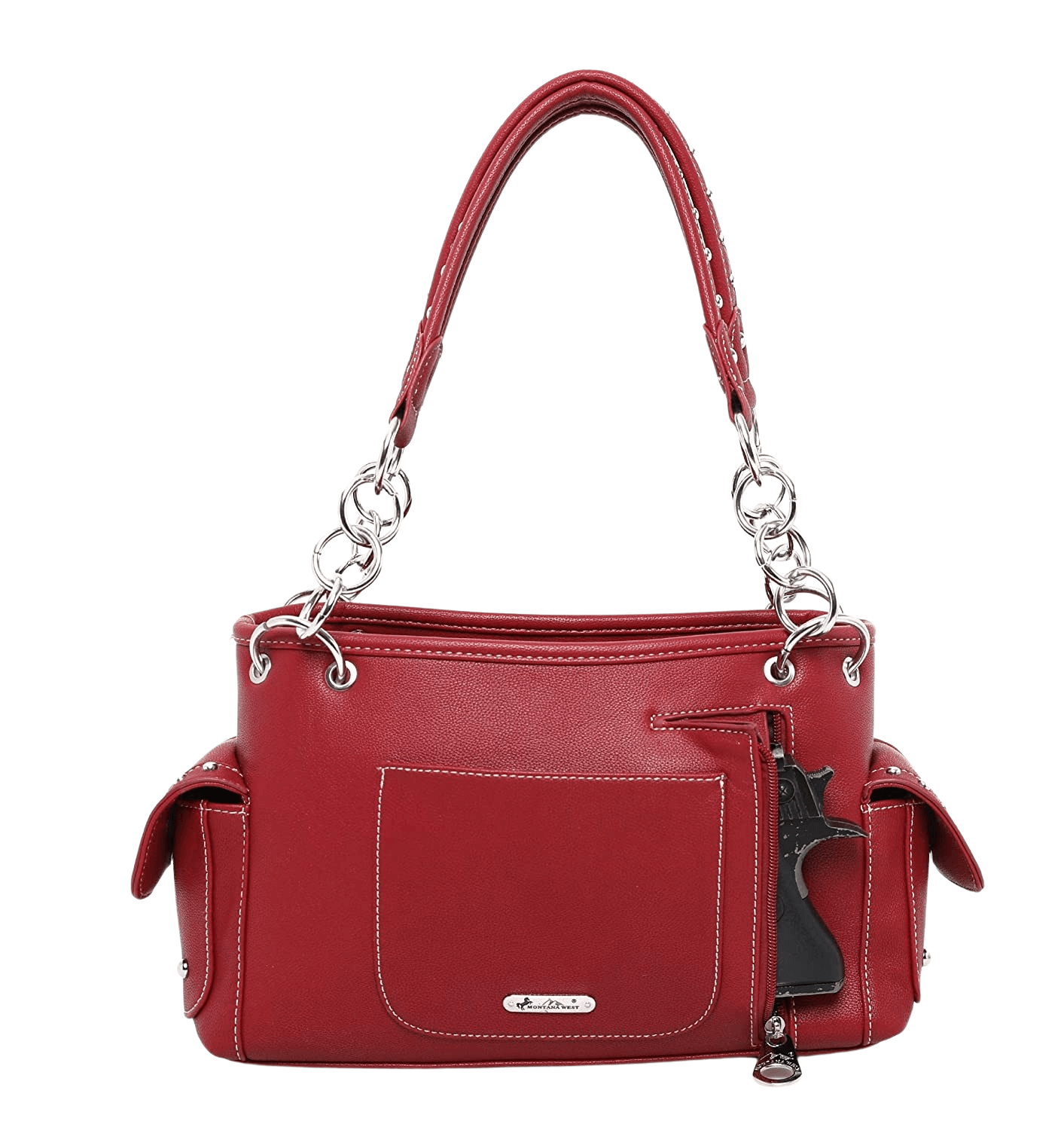 Montana West American Pride Concealed Carry Purse US Flag Satchel Bag-US04G-8085 RD-1