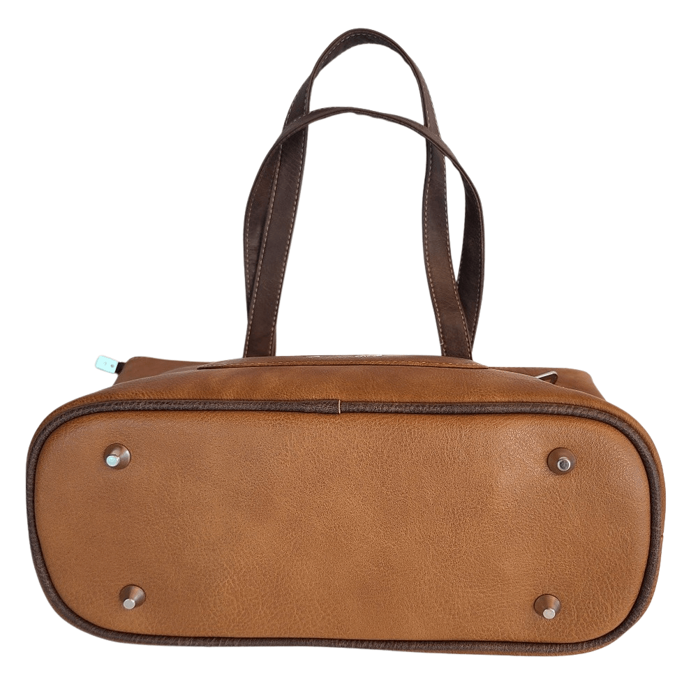American Bling Concealed Carry Purse With Matching Wallet Set Western Bag Brown-AB-G6218_BR--5