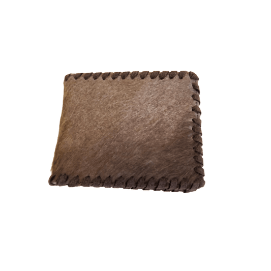 Hair on Hide Men's Wallet Western Cowboy Montana West Bifold Wallet-MWS-W015 BK-C