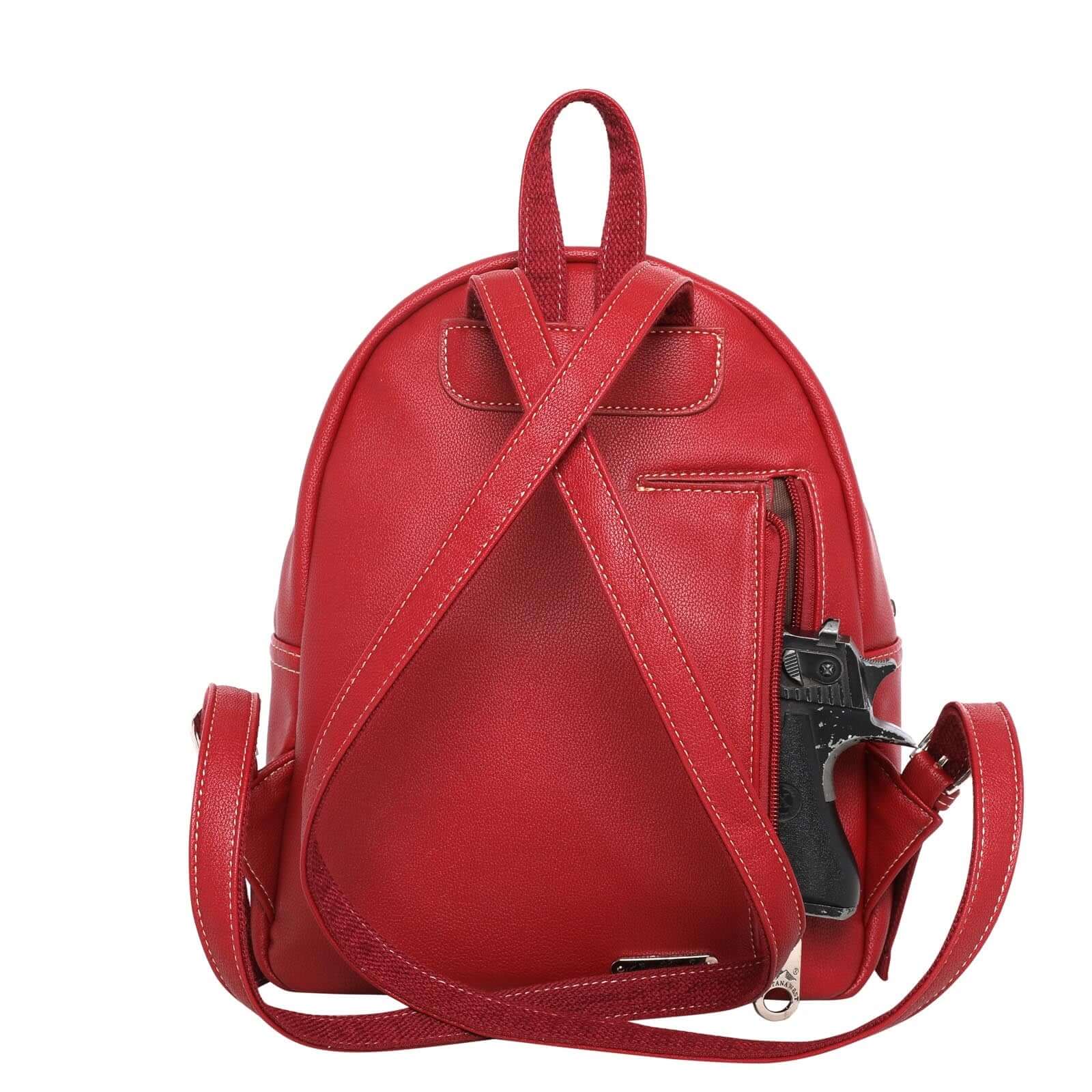 Montana West American Pride Concealed Carry Backpack US Flag Bag Red-US04G-9110-1600-RD-5