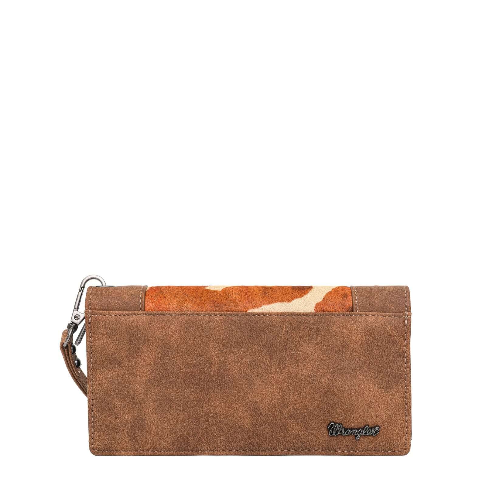 Wrangler Hair-on Collection Wallet/Wristlet Pick Color-W039BR02