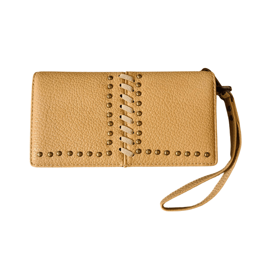 Wrangler Studded Western Country Wristlet Pick Color-WG09-W039 TAN
