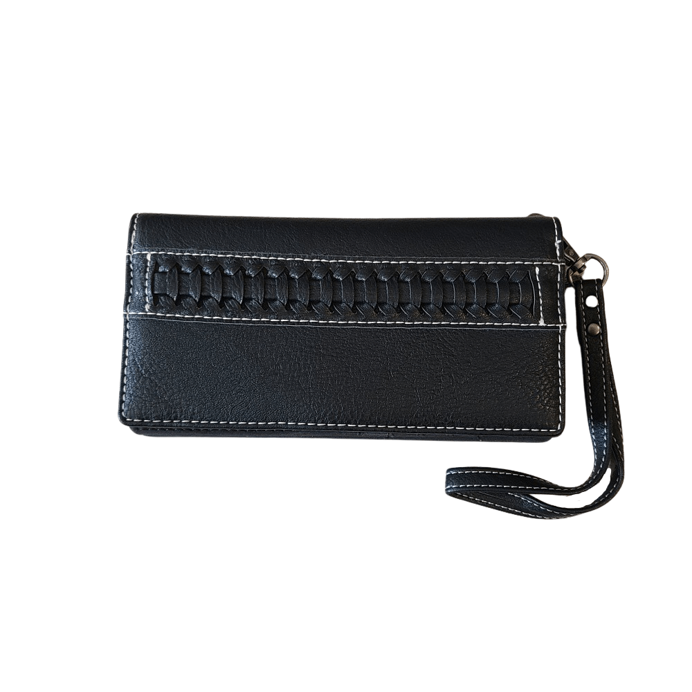 Wrangler Stitch Accent Western Cowgirl Wallets Pick Color-WG22-W039-100 BK