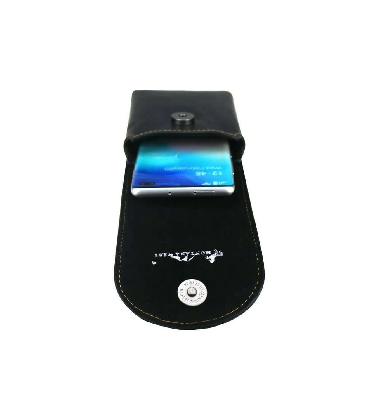 Montana West Cowboy Praying Cross Belt Loop Holster Leather Phone Case-RLP-011 BK-4