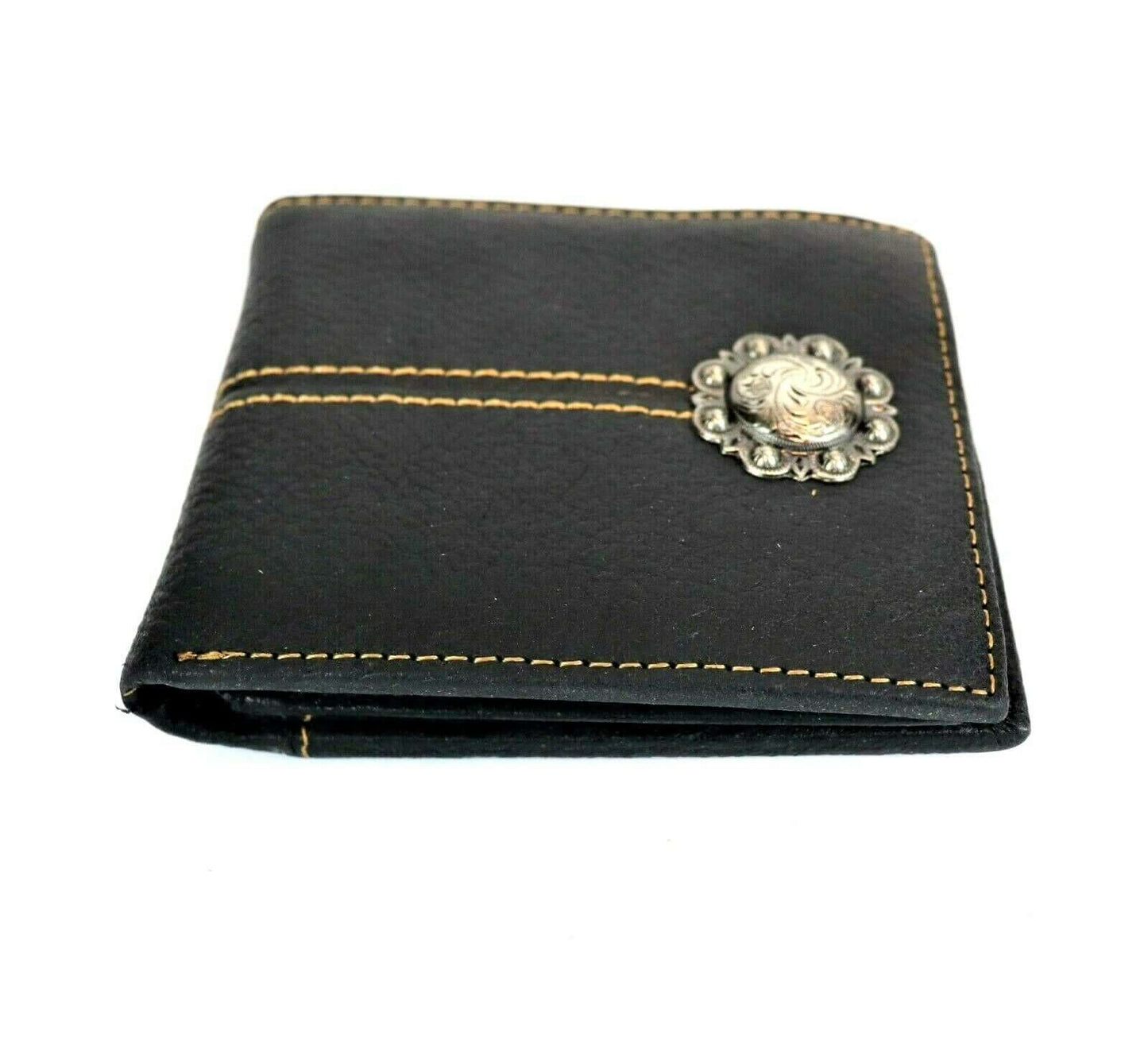 Montana West Genuine Leather Men's Bi-fold Wallet Pick Color-MWS-W014 BK