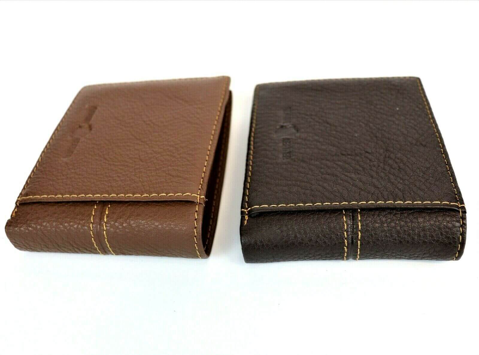 Montana West Cross Pistol Concho Genuine Leather Men's Wallet-MWS-W011-2