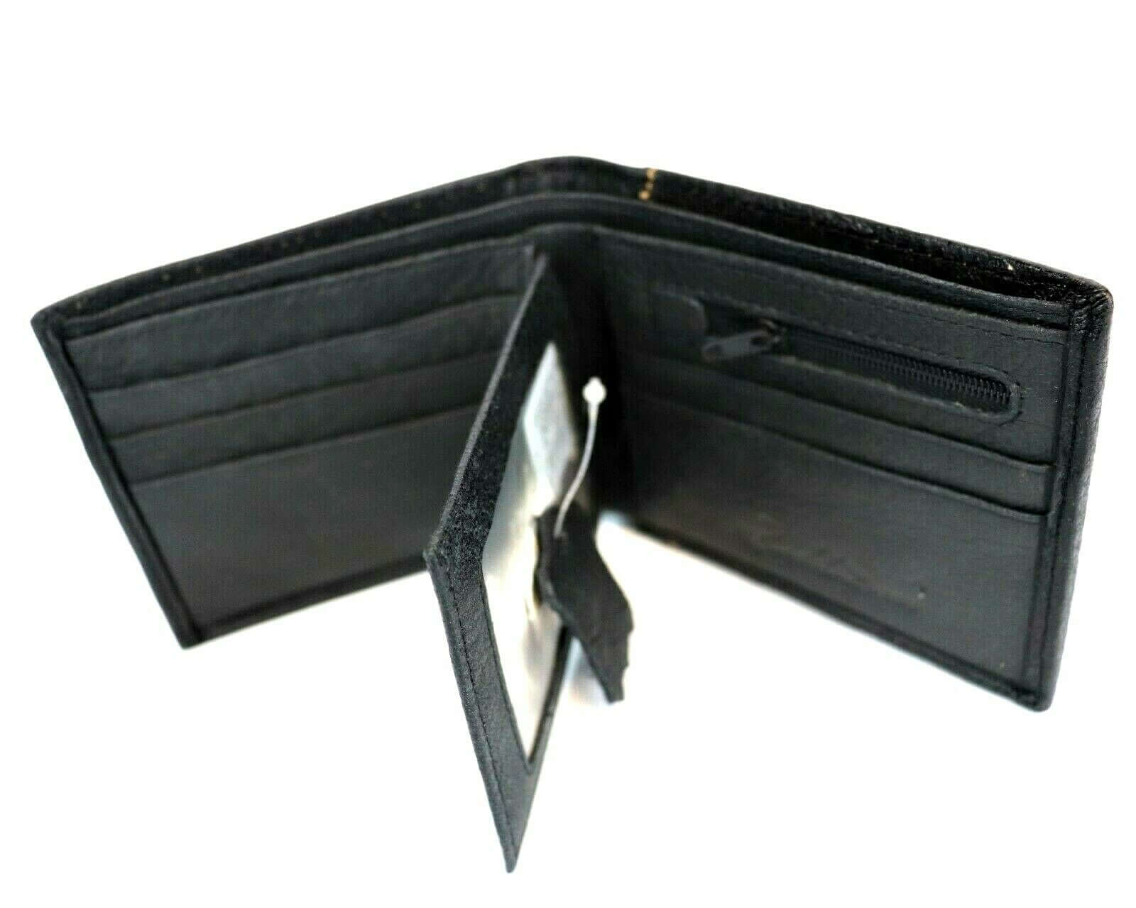 Montana West Genuine Leather Men's Bi-fold Wallet Pick Color-MWS-W014 BK-1