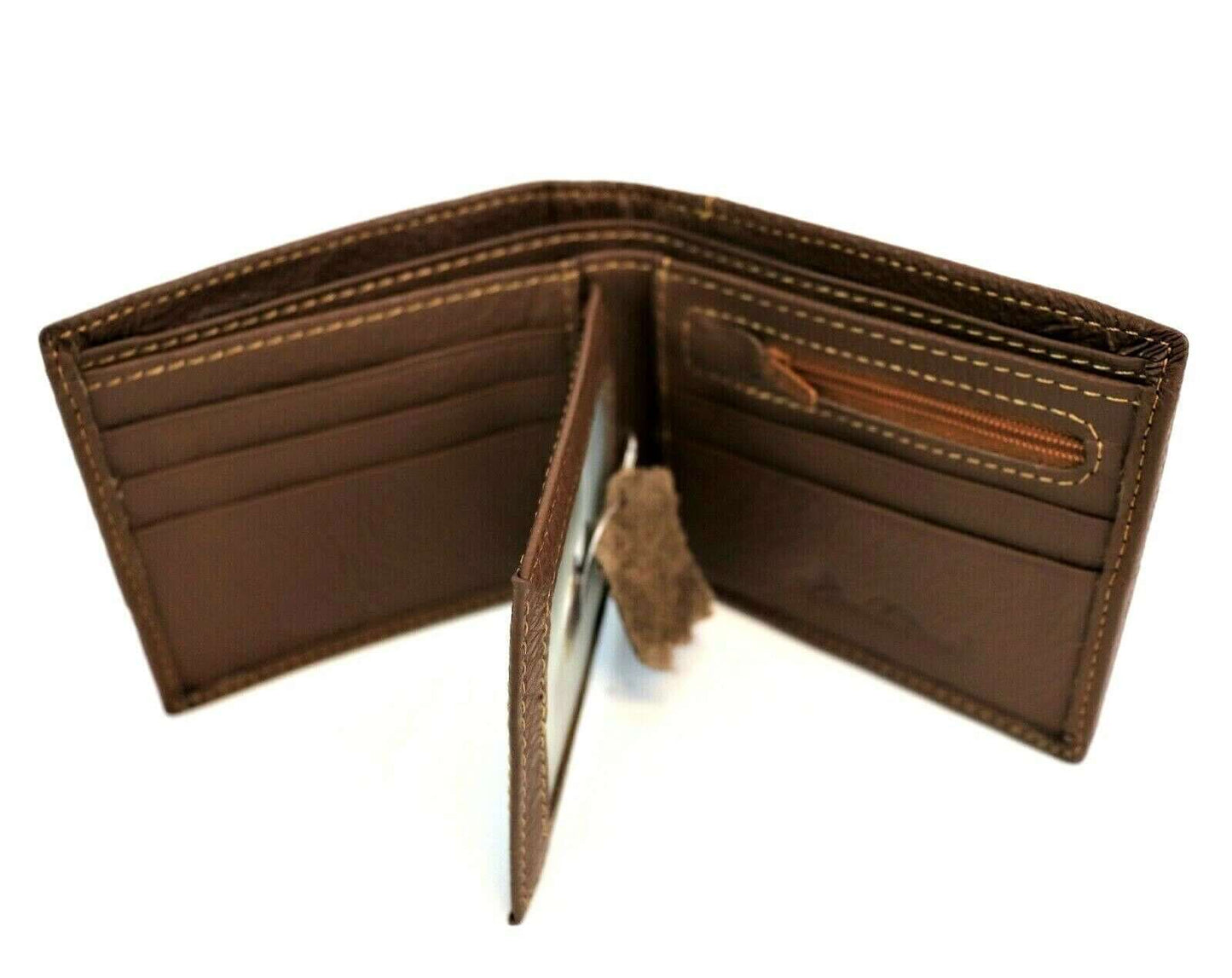 Montana West Genuine Leather Men's Bi-fold Wallet Pick Color-MWS-W014 BR-2